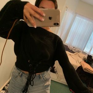 Black Knit Sweater